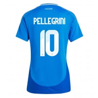 Taliansko Lorenzo Pellegrini #10 Domáci Ženy futbalový dres ME 2024 Krátky Rukáv